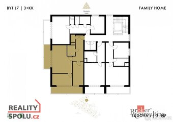 Prodej, byty/3+kk, 72.92 m2, Měděná 3064/5, Jižní Předměstí, - 4