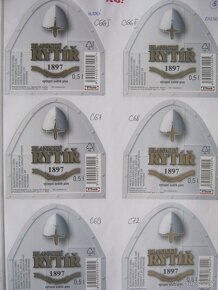 152x katalogová sbírka pivní etikety Benešov 1997-2004 - 4