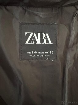 Chlapecká zimní černá bunda ZARA – výborný stav - 4