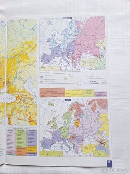 Školní atlas Evropy Kartografie Praha - 4