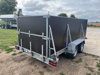 Prodám přívěs PM 35U 3 500 kg vysoké bočnice - 4