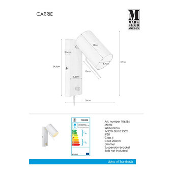 Bedside lamps x 2 -- Bodové svítidlo x2 - 4