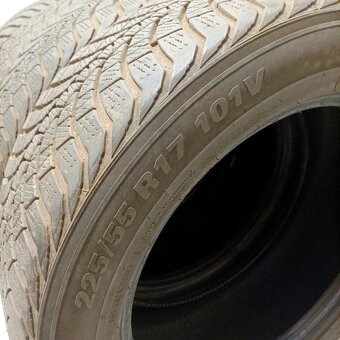 17" PNEU – 225/55/R17 – ZIMNÍ - značky KUMHO - 90% a 80% vz - 4