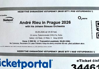 Lístky Andrè Rieu - 4