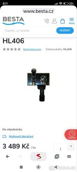 Podomítkový pračkovy sifon HL 406 - 4