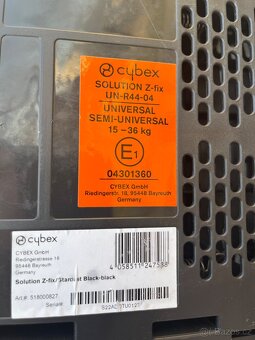 Autosedačka Cybex solution Z-fix - 4