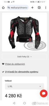 Prodám hrudní chránič vestu acerbis koerta 2.0 - 4