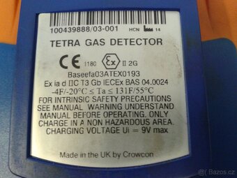 Osobní detektor plynů TETRA GAS DETECTOR - 4