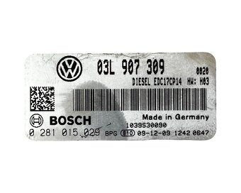 Řídící jednotka motoru 03L907309 CBAB VW Passat B6 r.v. 2010 - 4
