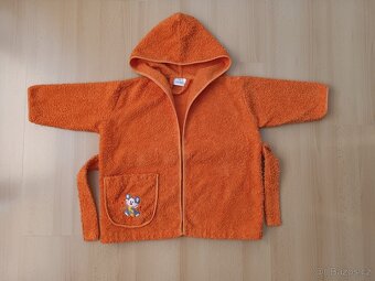 Dětský oranžový froté set myška - 4