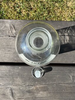 Velká skleněná lékárnická dóza s nápisem METHANOL. - 4