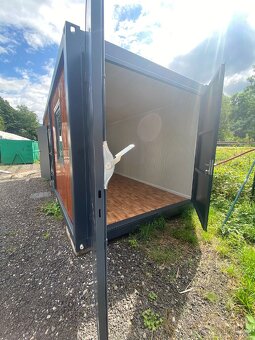 Skladový kontejner v rozměru 3x7m s plechovými vraty - 4