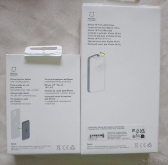 Apple magnetický obal na mobil + KOŽENÁ peněženka s MagSafe - 4