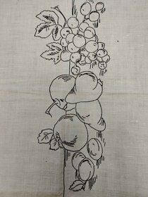 Starožitný ubrus ručně vyšívaný - 4