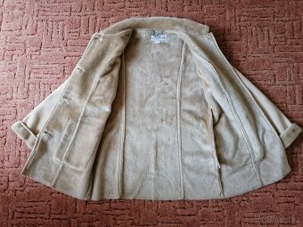 Dámský krémový kabát - 4