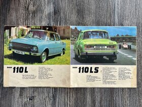 Prospekt / plakát - Škoda 100 , 110L , 110LS , 110R ( 1976 ) - 4