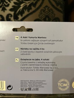 4 ks NOVÉ jarní návleky na vajíčka/vejce TCHIBO - 4