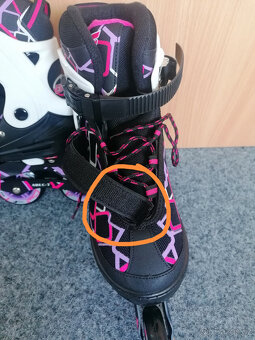 Nastavitelné kolečkové brusle ELIITI Purple vel XL -42-45 - 4