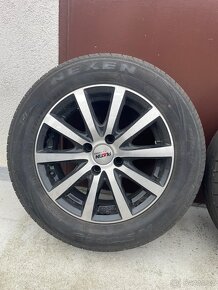 ALU kola R15 Platin P69 + letní pneu + TPMS senzory - 4