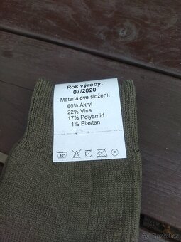 Ponožky ČR 95 let- nové , termo zimní 28-29 - 4