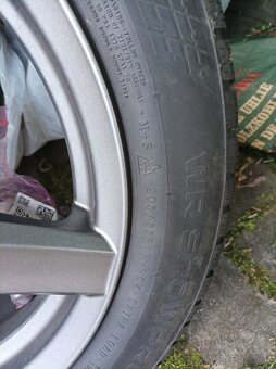 Komplet sada kola + pneumatiky Nokian 205/55/R17 - 4