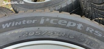 ALU zimní kola 205/55 R16 Mazda Renault - 4