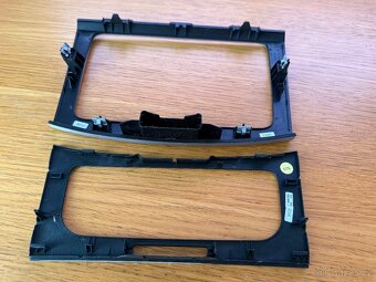 rámeček autorádia a klimatizace / matný chrom VW Passat CC - 4