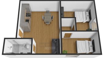 Prodej bytu 3+kk ve Vimperku (50 m²) - 4
