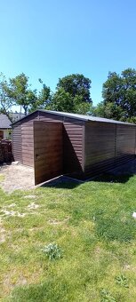 Plechová garáž 5x6m - 4