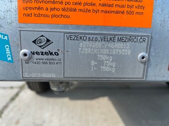 Přívěsný vozík VEZEKO 750 kg - 4