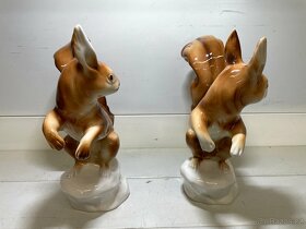 2x krásná veverka Royal DUX 24cm vysoká - 4