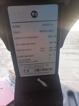 Ručně vedený. Nízkozdvižný vozík Toyota - 4