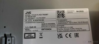 Autorádio s bluetooth JVC KD-T922BT - 4