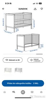 Dětská postýlka IKEA - 4