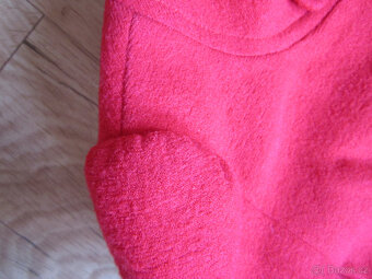 Sytě červený zimní kabát vel. M/38, 100% vlna - 4