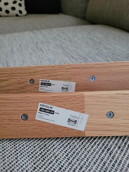 Dva nové věšáky HOVOLM zn. IKEA, 57x5x5 cm - 4