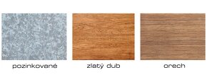 Plechová garáž 4,5x5 zlatý dub - 4