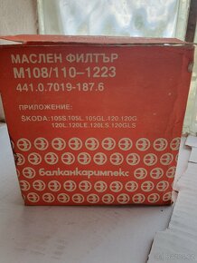 Olejový filtr Škoda 105 120 - 4