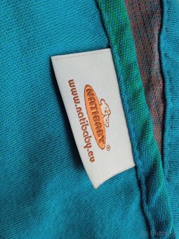 Šátek Natibaby Rainbow Blue, 4,6 m, nový - 4