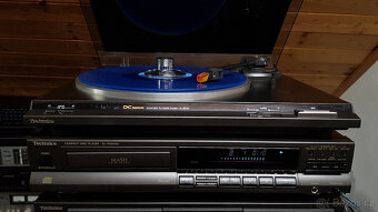 Technics hifi sestava včetně gramofonu + ovladač. - 4