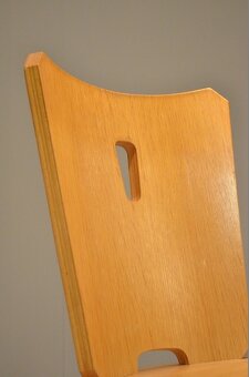 4 x masivní židle Carl Malmsten 1960 - 4