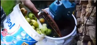 Elektrický šroťák pro mletí ovoce na 220V / 1,6kW - 4