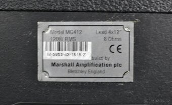 Reproduktory 3 ks Marshall G12 - 412MG - 4