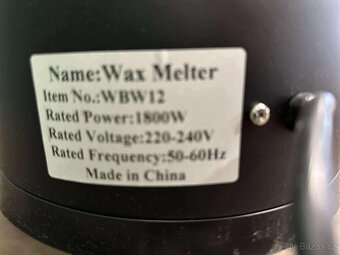 Ohřívač vosku Wax Melter WBW12 – 1800 W - 4