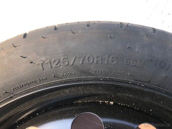 Orig. nová dojezdová rezerva VW Golf, Passat, Superb, Touran - 4