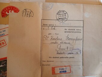 Různé dokumenty, známky, pohlednice. - 4