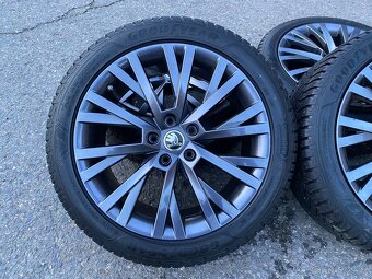 Alu kola Škoda Antares 5x112 r18,zimní pneumatiky 235/45 r18 - 4