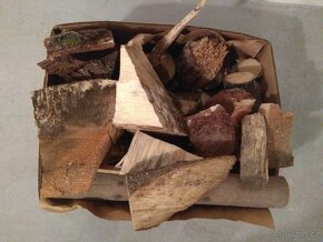 Palivové tvrdé dřevo do krbu či kotle 50 banán. krabic - 4