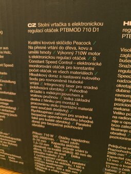 NOVÁ Stolní vrtačka Parkside + záruka 3 roky - 4