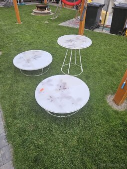 Luxusní designový stolek stůl skleněný Moroso - 4